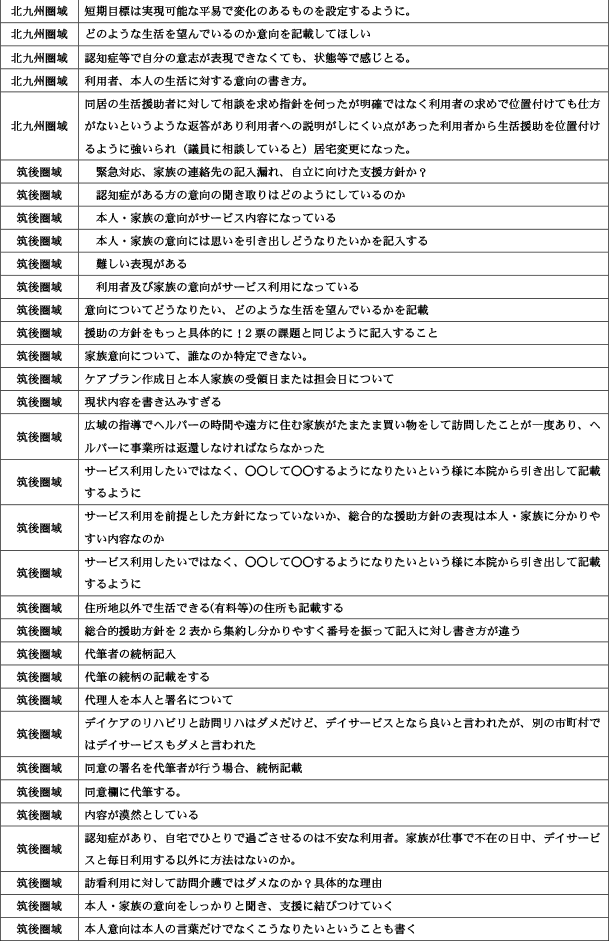 保険者が実施するケアプラン点検について10